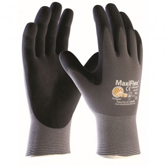 Paar PROMAT  Handschuhe Main Gr.10 schwarz/naturfarben Top-Ziegennapp 10er PACK 
